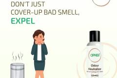 Odour Neutralizer to eliminates odour from garbage